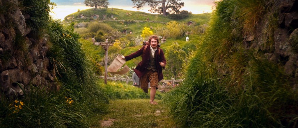 Bilbo Baggings going on an adventure